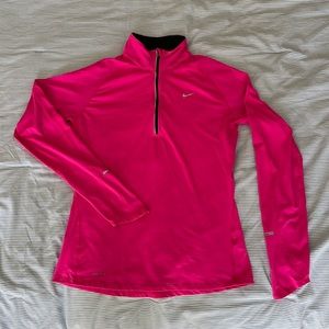 Nike Women 3/4 Zip - Medium | Pink